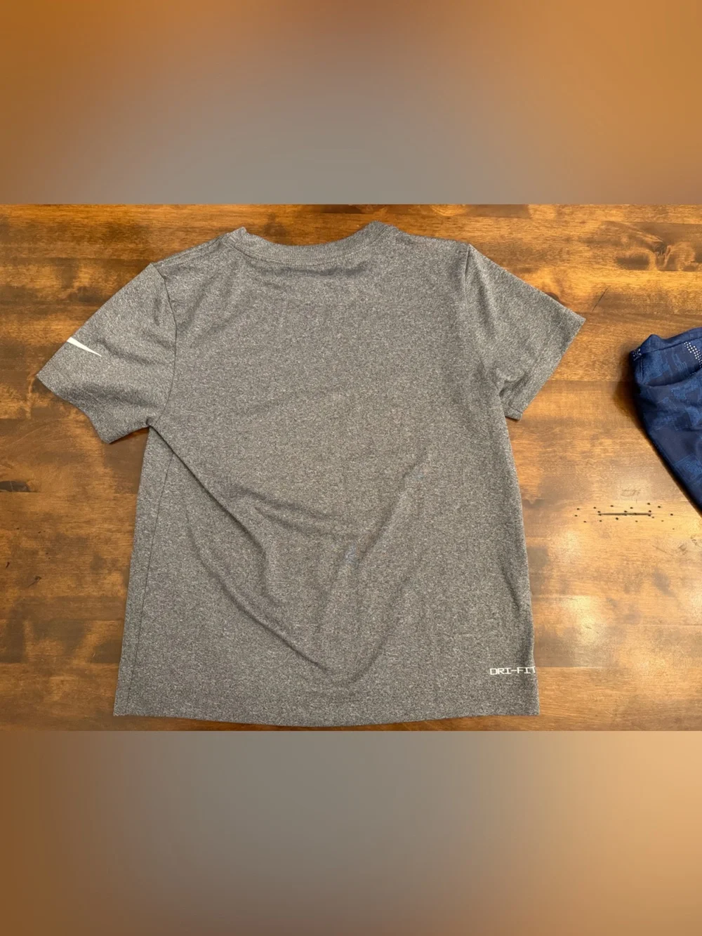 Nike Navy and White Athletic Shorts with top Sz 6/7